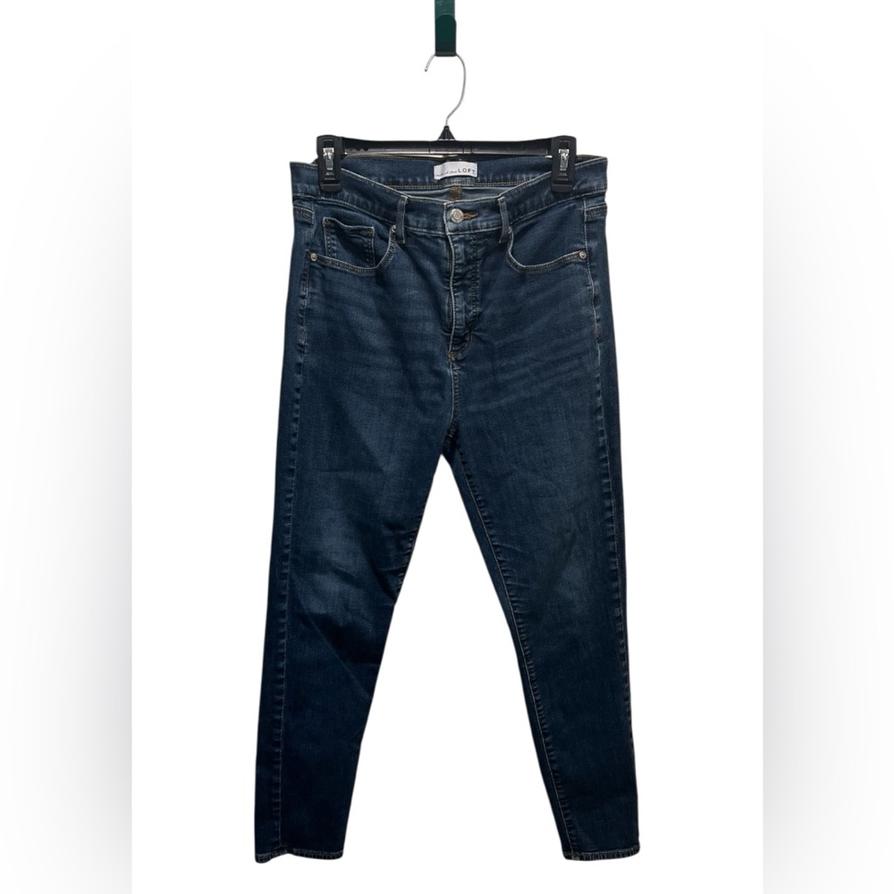 LOFT made and love Skinny Jeans in Dark Indigo Style Size 10